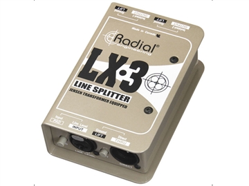 Radial Engineering LX3 3-channel Balanced Line Splitter w/Isolation