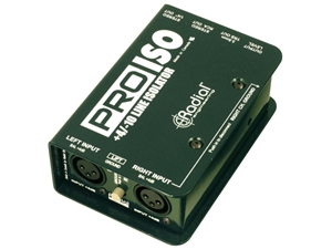 Radial Engineering ProISO - Stereo +4dB to -10dB converter