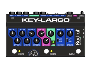 Radial Engineering Key-Largo - Keyboard Mixer with Balanced DI Outs