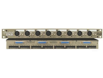 Radial Engineering OX8-r 8-channel 3 way mic splitter with Eclipse isolation transformers