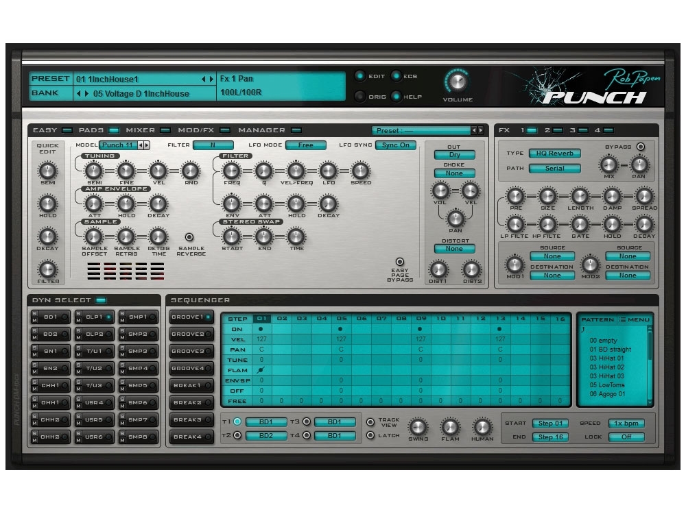 Rob Papen PUNCH Percussion Oreinted Virtual Synth Hybrid (Download.