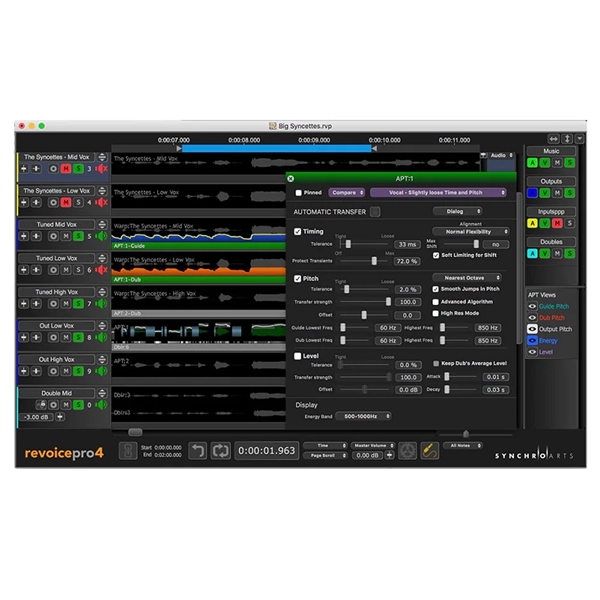 Synchro Arts Revoice Pro 4 license for VocAlign Project 5 owners
