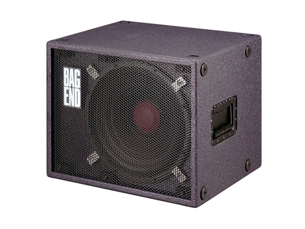 Bag End S15LX-N - NEBULA Coated Single 15â€ Light Bass Enclosure with Coax AX-HI Drive