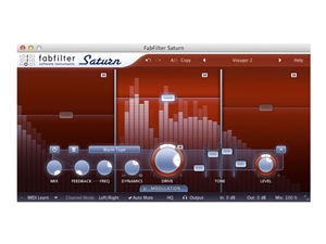 FabFilter Saturn, Clean & warm distortion saturation Plug-in (Download)