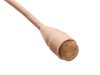 DPA SC4063-FUK, d:screet Omni Miniature Microphone, Lo-DC Sensw/clip, windscreen Unterminated, Beige