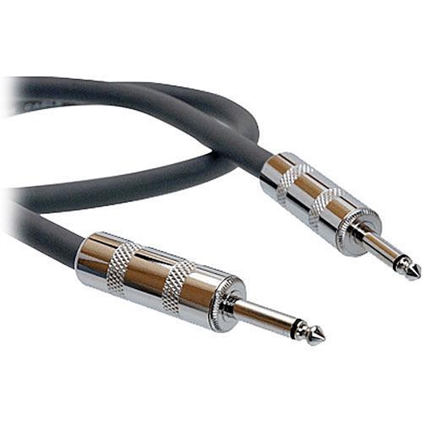 Quantum Audio SC16-3  Oygen Free Speaker Cable 1/4 in TS to 1/4 in TS 3 ft.