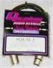 Quantum Audio SQLM-06 QUAD Mic Cable ,Oxygen Free Copper,XLRF to XLRM 6 Ft. Blac