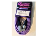 Quantum Audio SQLM-25 PURPLE QUAD Mic Cable, Oxygen Free Copper, XLRF to XLRM  25 Ft.