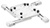 Chief SSBUW, Universal Projector Interface Bracket for Mini RPA Mounts, White