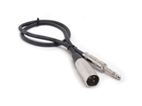 Hosa STX-305M - XLRM to Metal 1/4-inch TRS Cable - 5 ft.