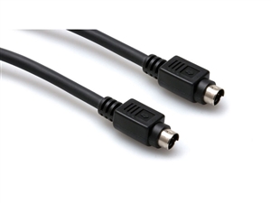 Hosa SVC-105AU - S-Video Cable w/ Gold Plug - 5 ft.