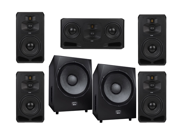 Adam Audio The Berlin - 4xS5V 1xS5H 2xSub2100 Matched 5.2 System