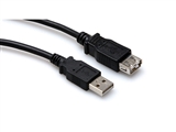 Hosa USB-210AF USB-A to USB-A Female Cable - 2.0 Speed - 10 ft.