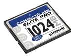 Kingston 1GB Elite Pro Compact Flash Card (CF/1024-S) for Microtrack2496