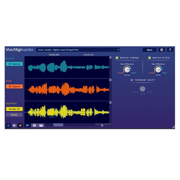 Synchro Arts VocAlign Ultra Advanced Timing & Pitch Alignment Plugin