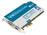 Digigram VX222e-Mic , 1 mono mic input, 1 stereo in/out, 1 AES/EBU in/out, PCIe Sound Card