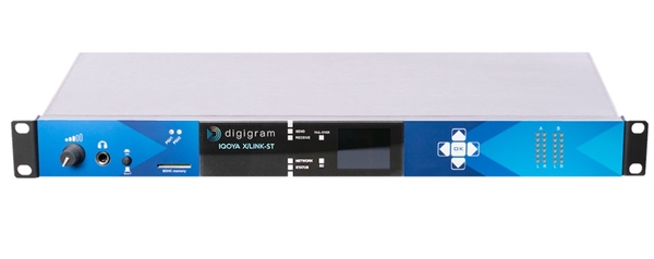 Digigram IQOYA X/LINK-ST 1U Stereo IP Audio Codec for Remote Broadcast