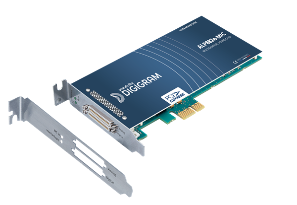 Digigram ALP882e-MIC Multichannel PCIe Sound Card with 8 Mic/Line Inputs