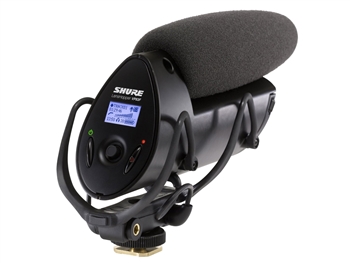 Shure VP83F, Camera-Mount Condenser Microphone with Integrated Flash Recording