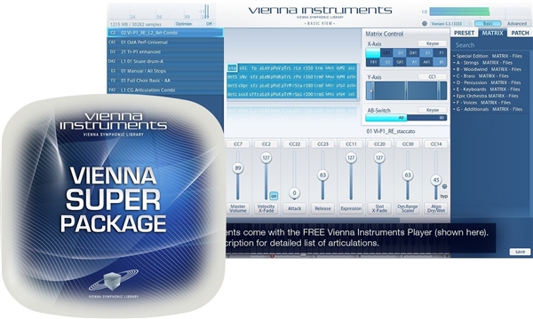 Vienna Super Package Full, Vienna Symphonic Library