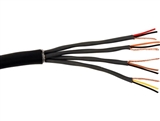 Mogami W2602 - SELL BY Ft. 4 pair multipair analog snake cable, Black