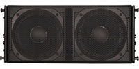 QSC WL212-sw-BK, Line Array System Ultra Compact Dual 12 Inch, 135 dB SPL Peak Output, BLACK