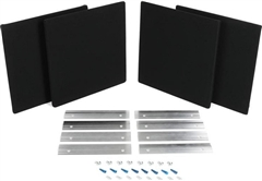 ProSoCoustic WRP-Mini4-BK WAVERoom Pro Mini 4 Acoustic Treatment Kit, Black