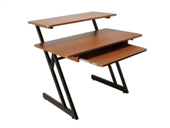 On-Stage WS7500RB Wood Workstation (Rosewood & Black Steel Finishes) Stands