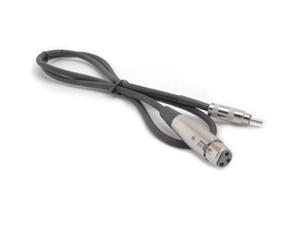 Hosa XRF-303 - XLRF to Metal RCA Cable - 3 ft.