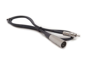 Hosa XRM-303 - XLRM to RCA Cable - 3 ft.