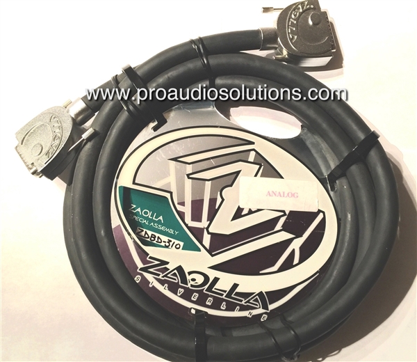 Zaolla Silverline ZDBD-305 Analog 8-Channel DB25 Male to DB25 Male 5 Ft.