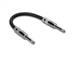 Zaolla ZGT-000.5 Guitar Patch Cable, Straight 1/4" TS to same, 6in