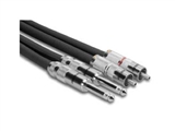 Zaolla ZPR-215 - Dual 1/4" TS to RCA Cable, 15 Ft.