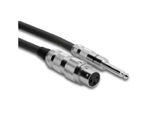 Zaolla ZPX-110F XLRF to 1/4" TS Cable, 10 Ft