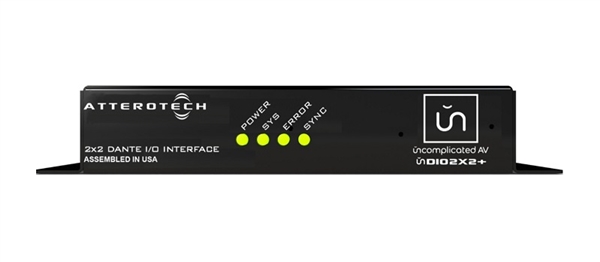 Attero Tech unDIO2x2+ Dante network audio interface