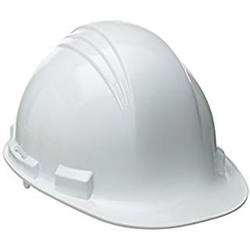 Safety Zone White Hard Hat