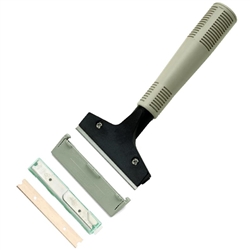 Window & Floor Scraper With Plastic Handle