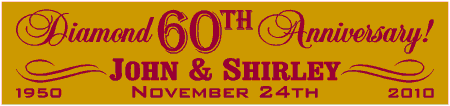 Diamond 60th Anniversary Banner 2