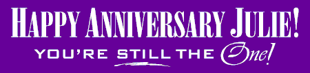 Still the One Anniversary Banner