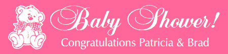 Baby Shower Banner Bear Script