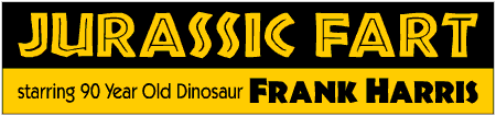 90th Birthday Jurassic Fart Banner