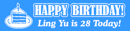 Happy Birthday Cake Banner