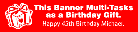 Multi-Tasking Birthday Banner