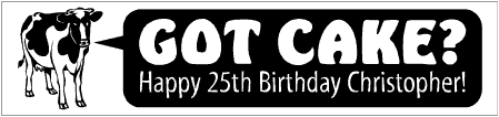 Got Cake Birthday Banner