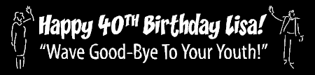 Wave Goodbye Birthday Banner