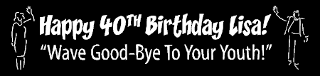 Wave Goodbye Birthday Banner