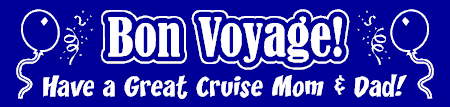 Bon Voyage Festive Banner