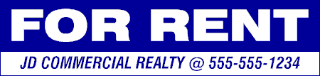 For Rent Banner