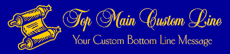 Formal Style Custom 2-Line Scroll Banner