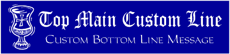 Classic Custom 2-Line Chalice Cup Banner